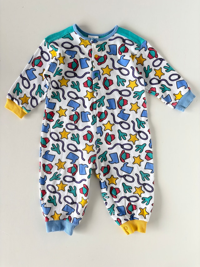 【Youth相当・vintage】フローラル柄ニットカーデ