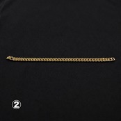 1990s 金張りブレスレット