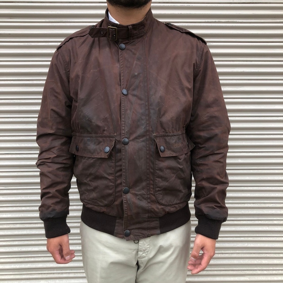 希少 英国製 Barbour Wax Flyer バブアー ワックス フライヤー 