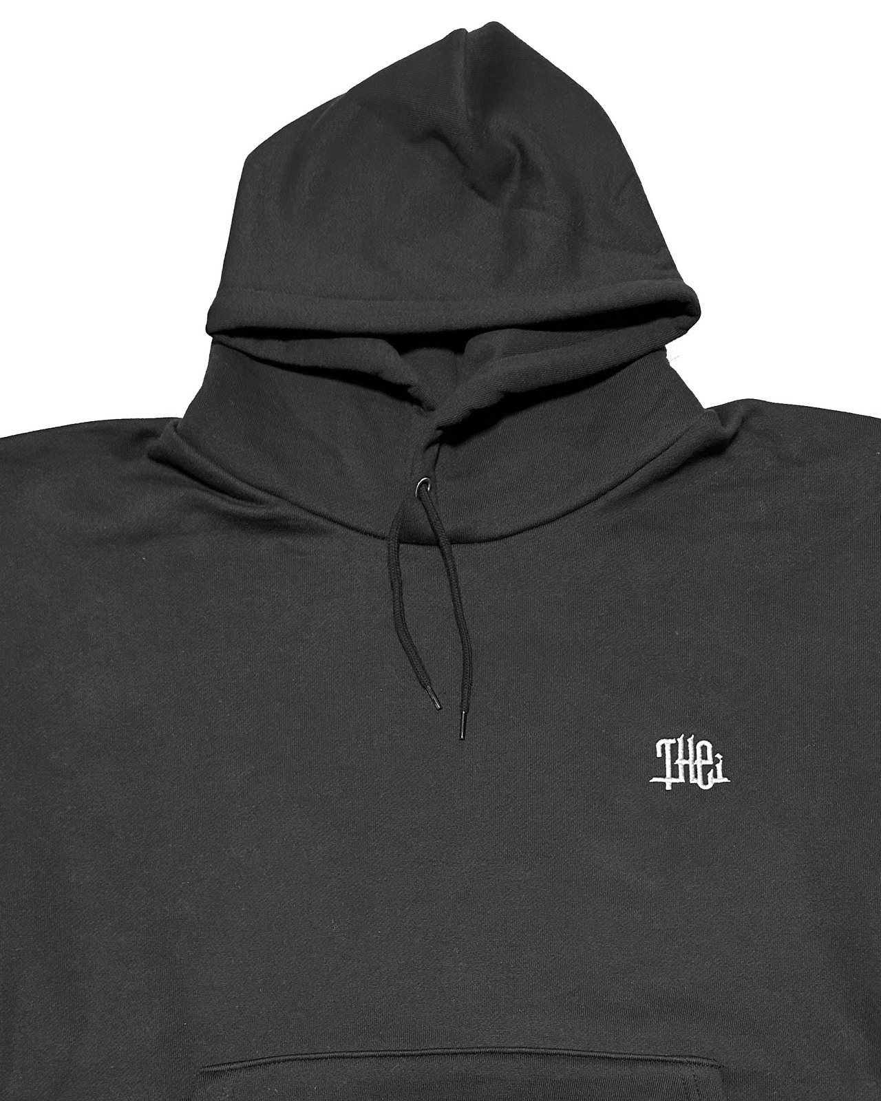 ARABIC ONE POINT HEAVY WEIGHT SWEAT HOODIE - BLACK