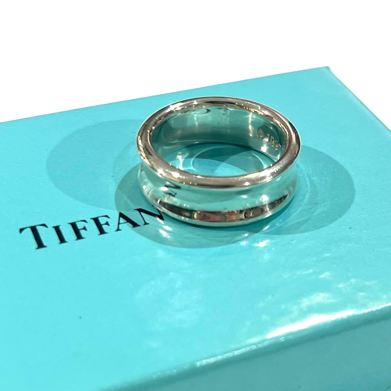 TIFFANY&CO】 【12.5号】2465T&CO ティファニー ナローシルバー925