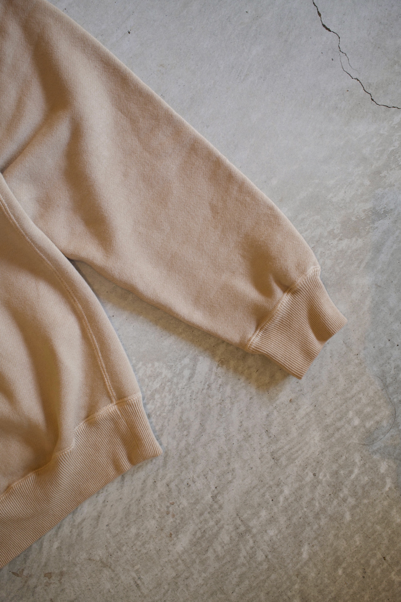 Coffee Dyed Sweat Pull Over
