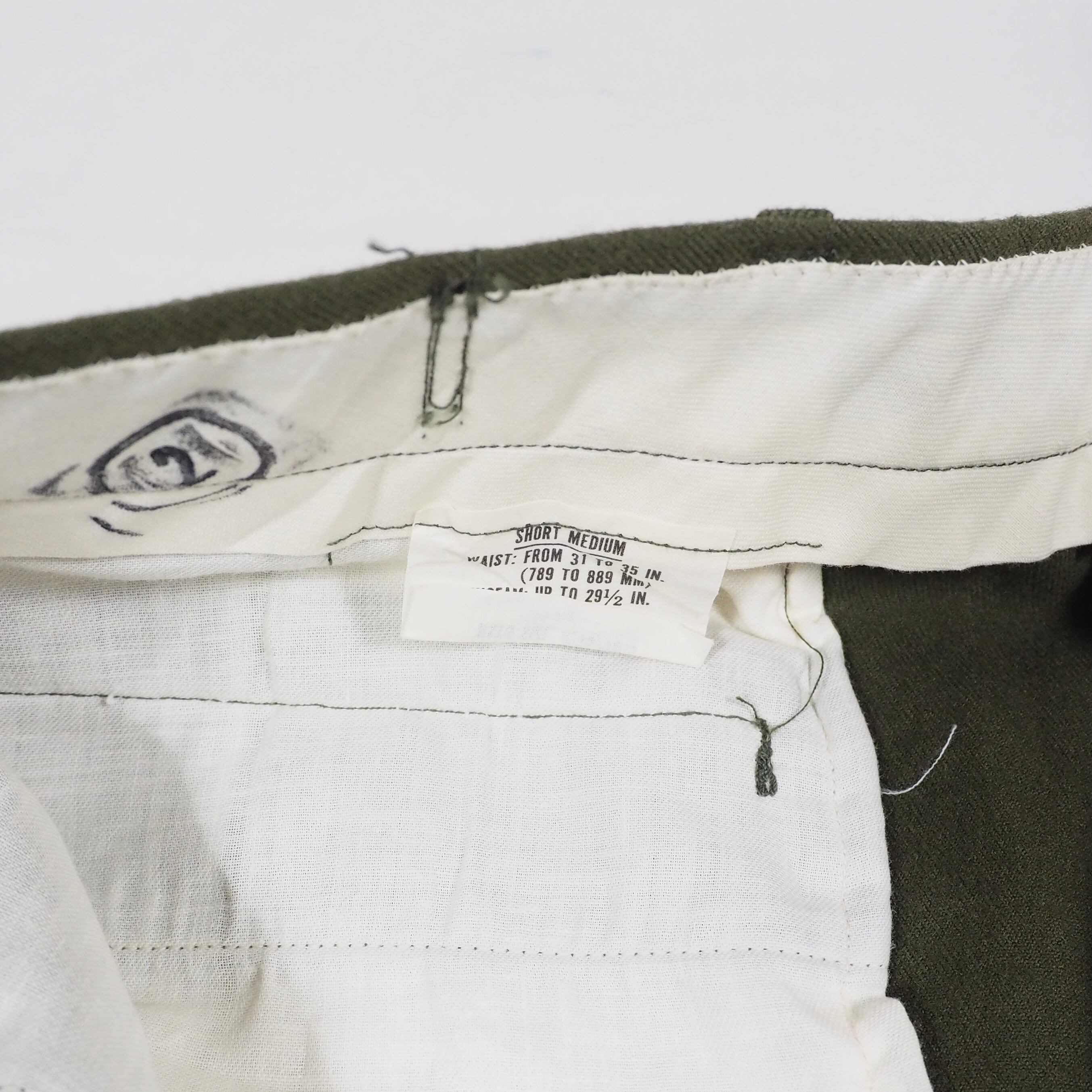 70's US.ARMY M51 Wool Trousers Medium-Short ウールトラウザーズ