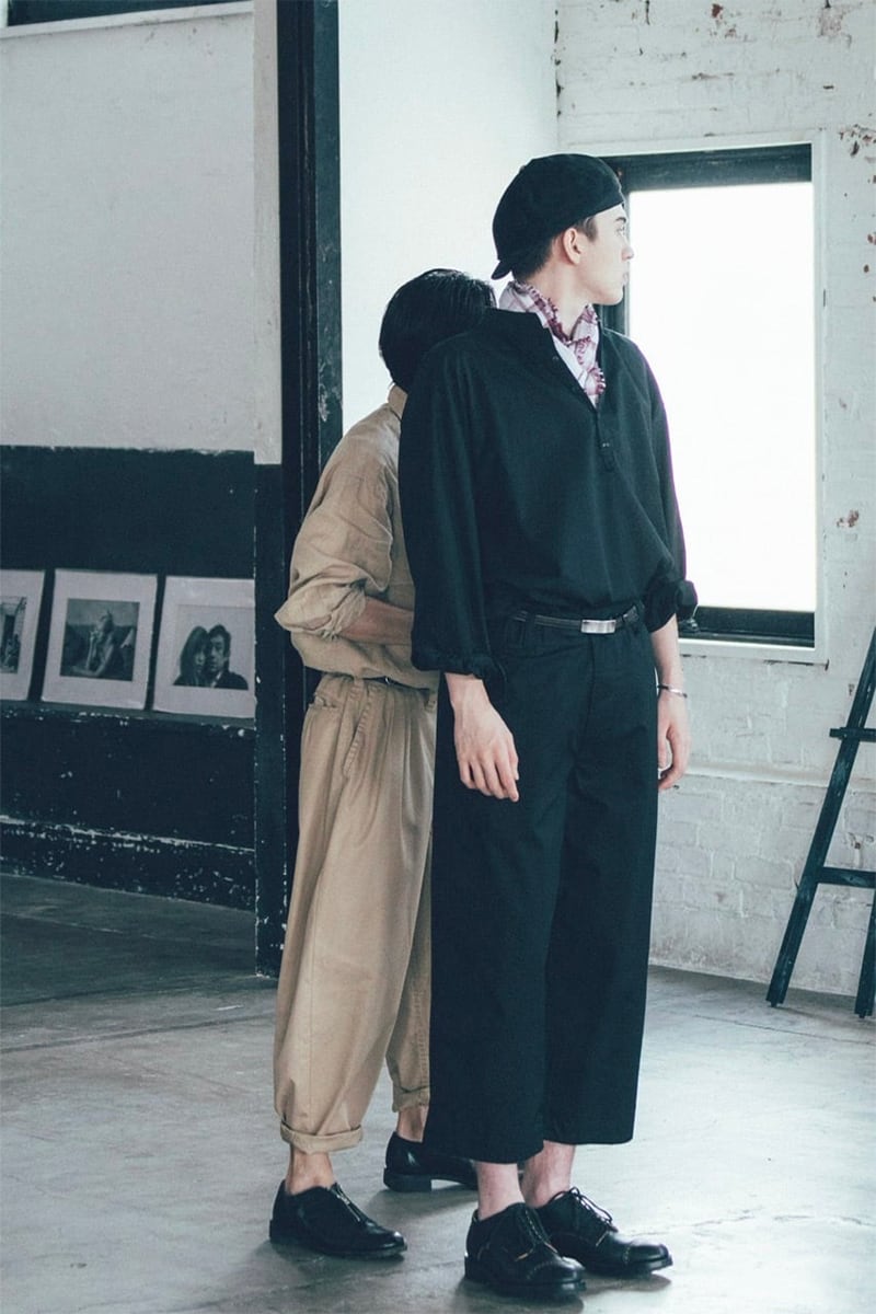 Porter Classicポータークラシック GABARDINE WIDE PANTS ギャバジン