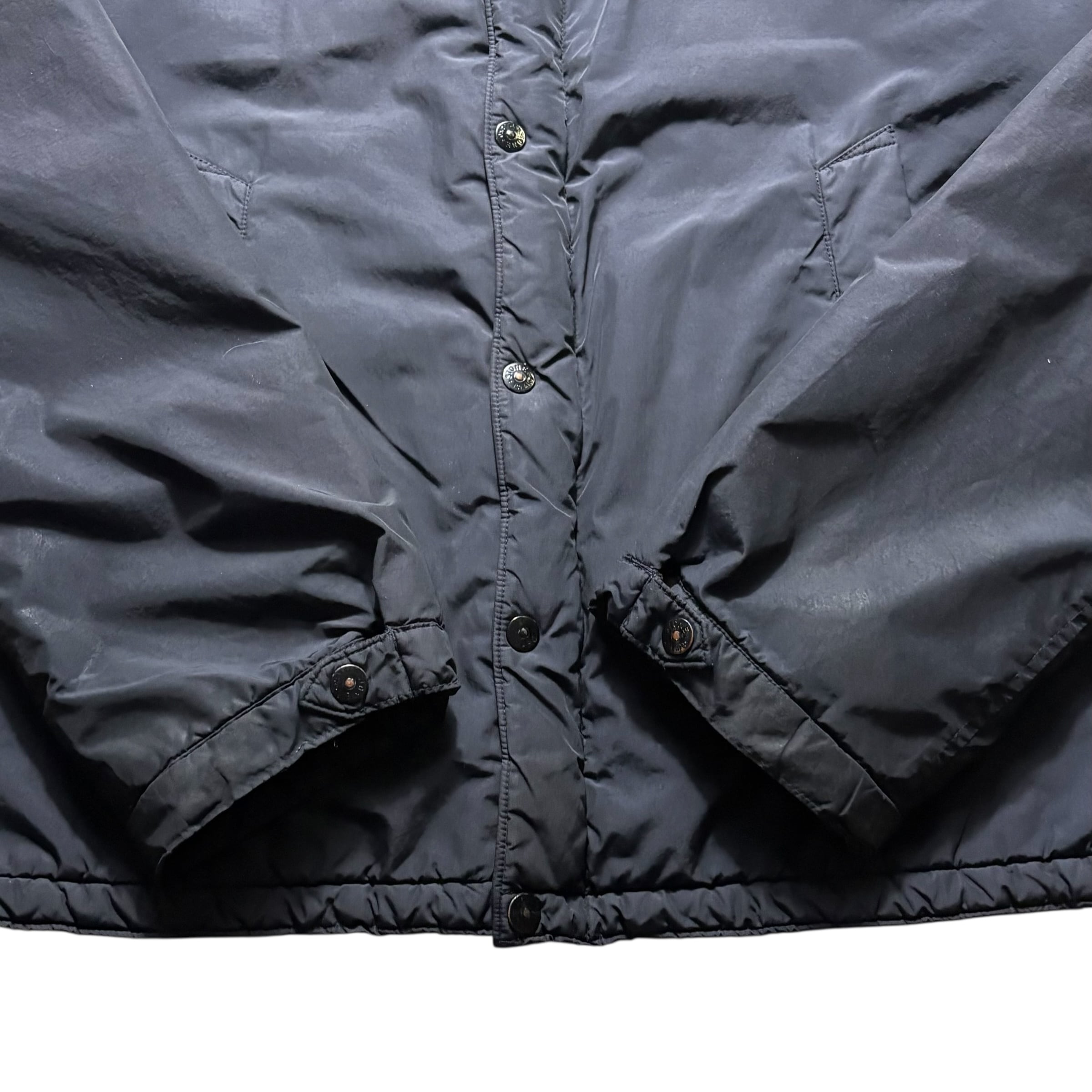 archive 2004aw STONE ISLAND black padding jacket | NOIR ONLINE