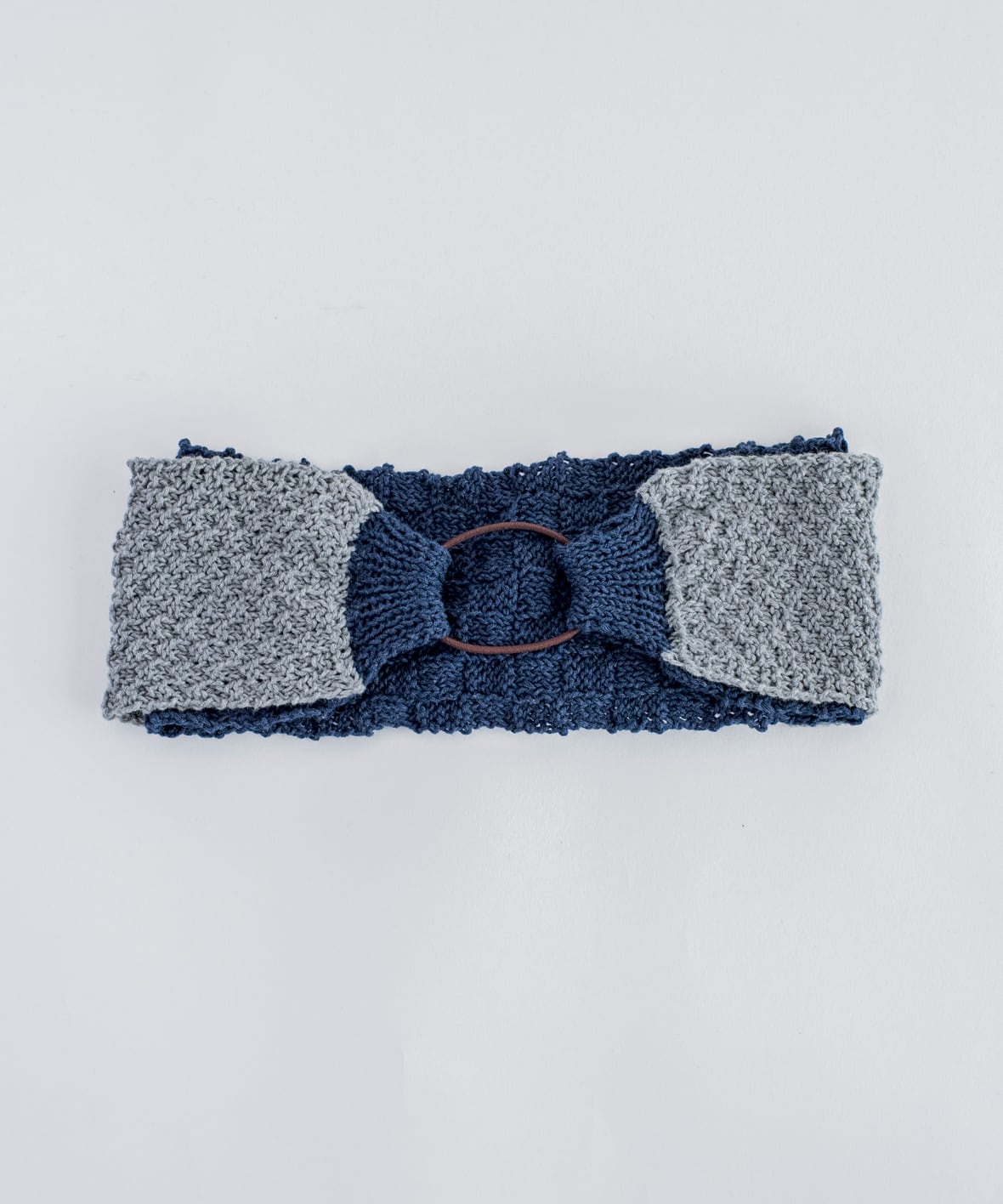 【編み物キット】棒針編みで編むヘアバンド（糸：No.28）