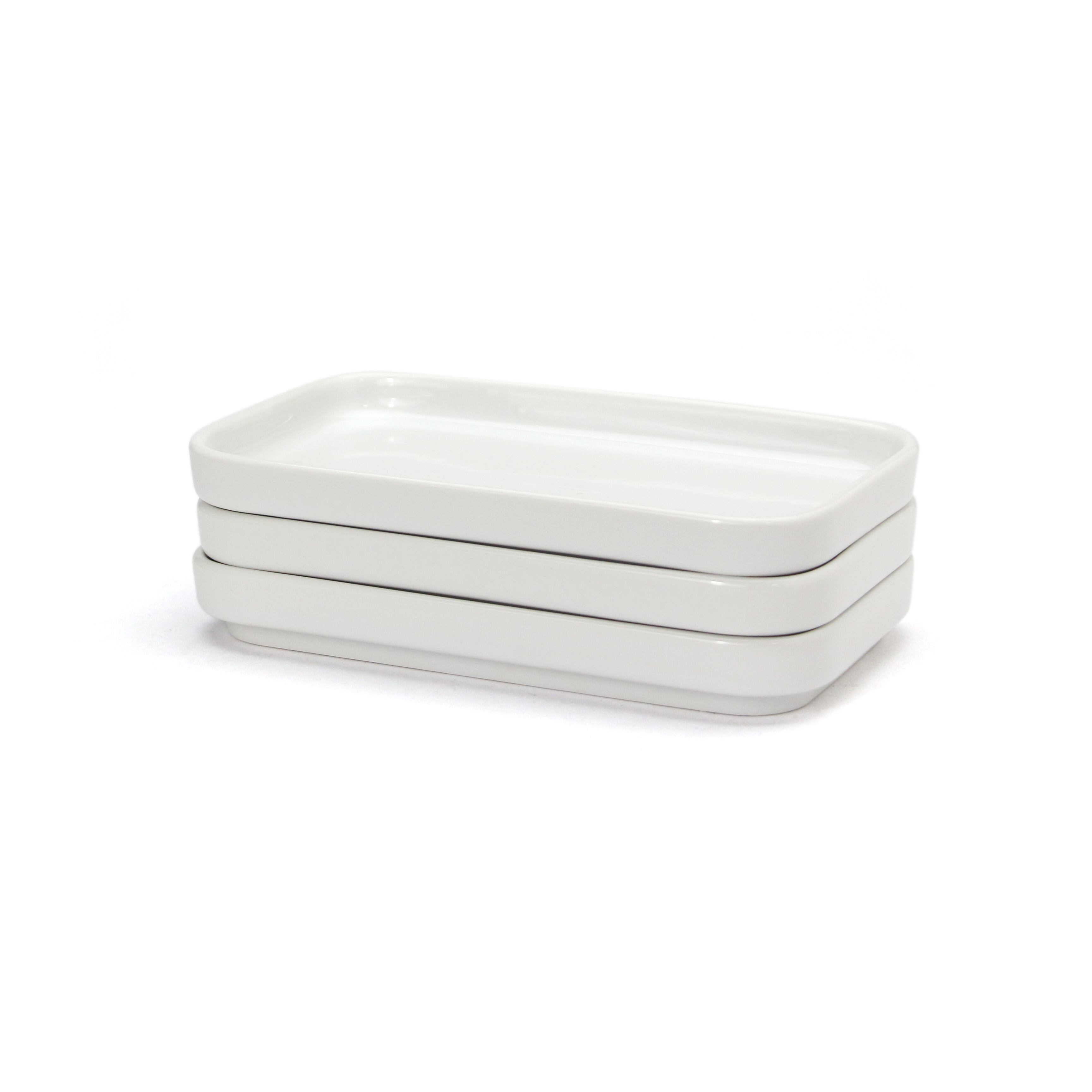 【Upgrade】Retro BC Tableware Plate Small “White” dros dro