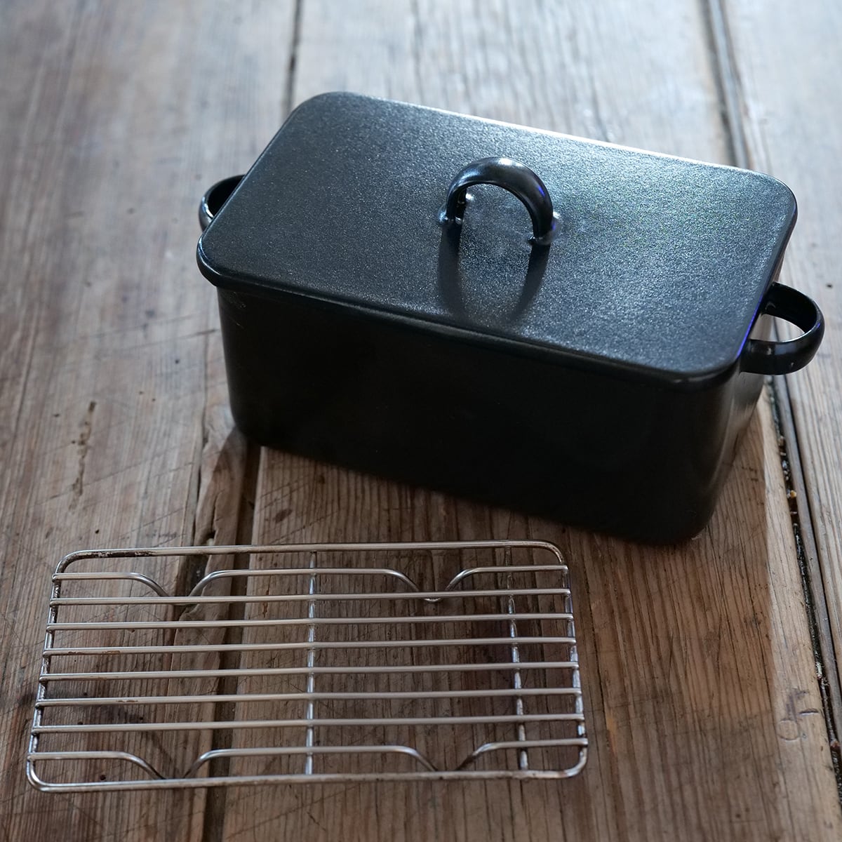 大阪琺瑯 琺瑯メスティン黒 深型 | FORMLADY