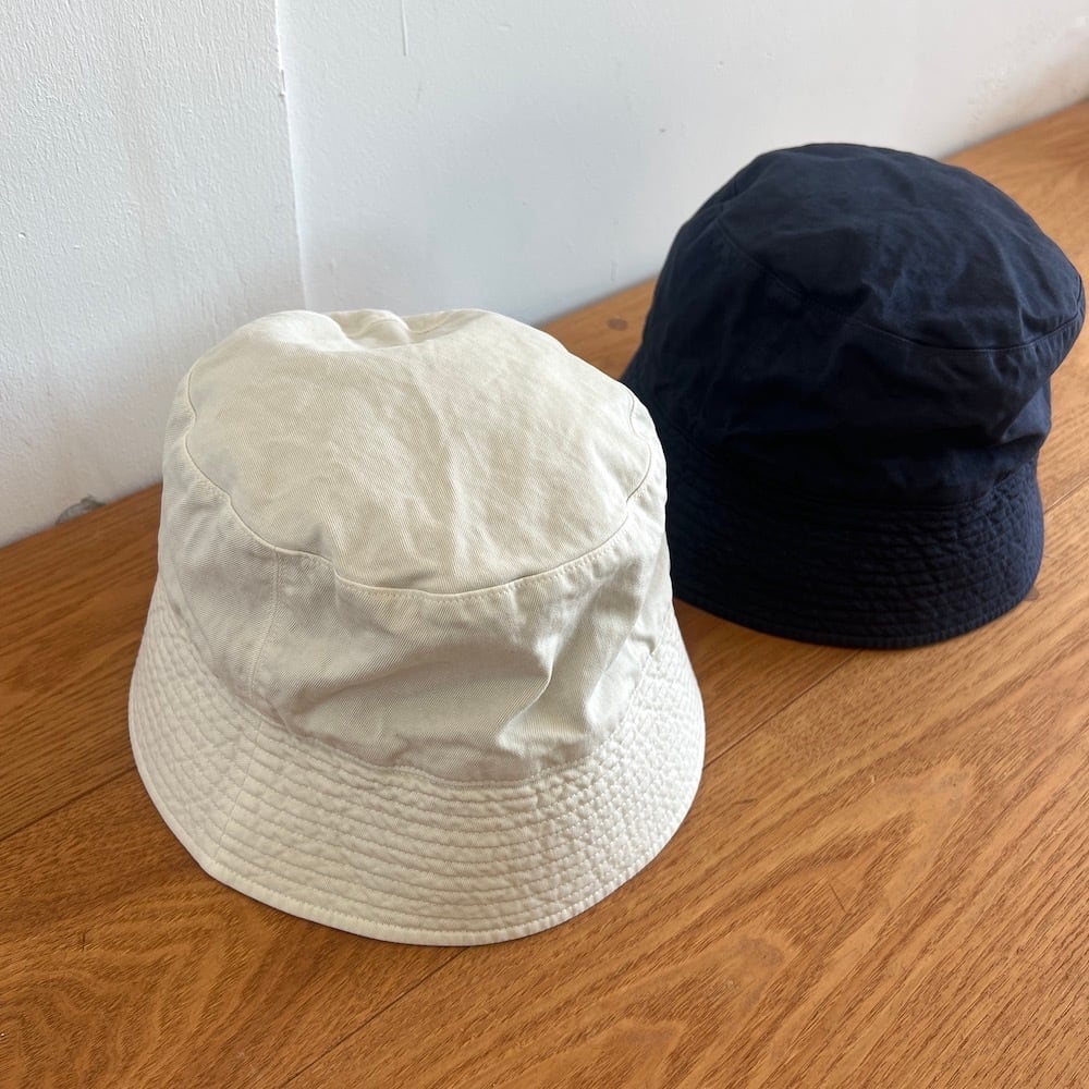 AURALEE/オーラリー・GARMENT-DYED FINX CHINO BUCKET HAT MADE BY