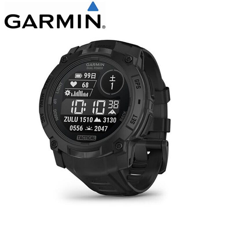 GARMIN（ガーミン）Instinct 3 Dual Power Tactical 45mm/50mm