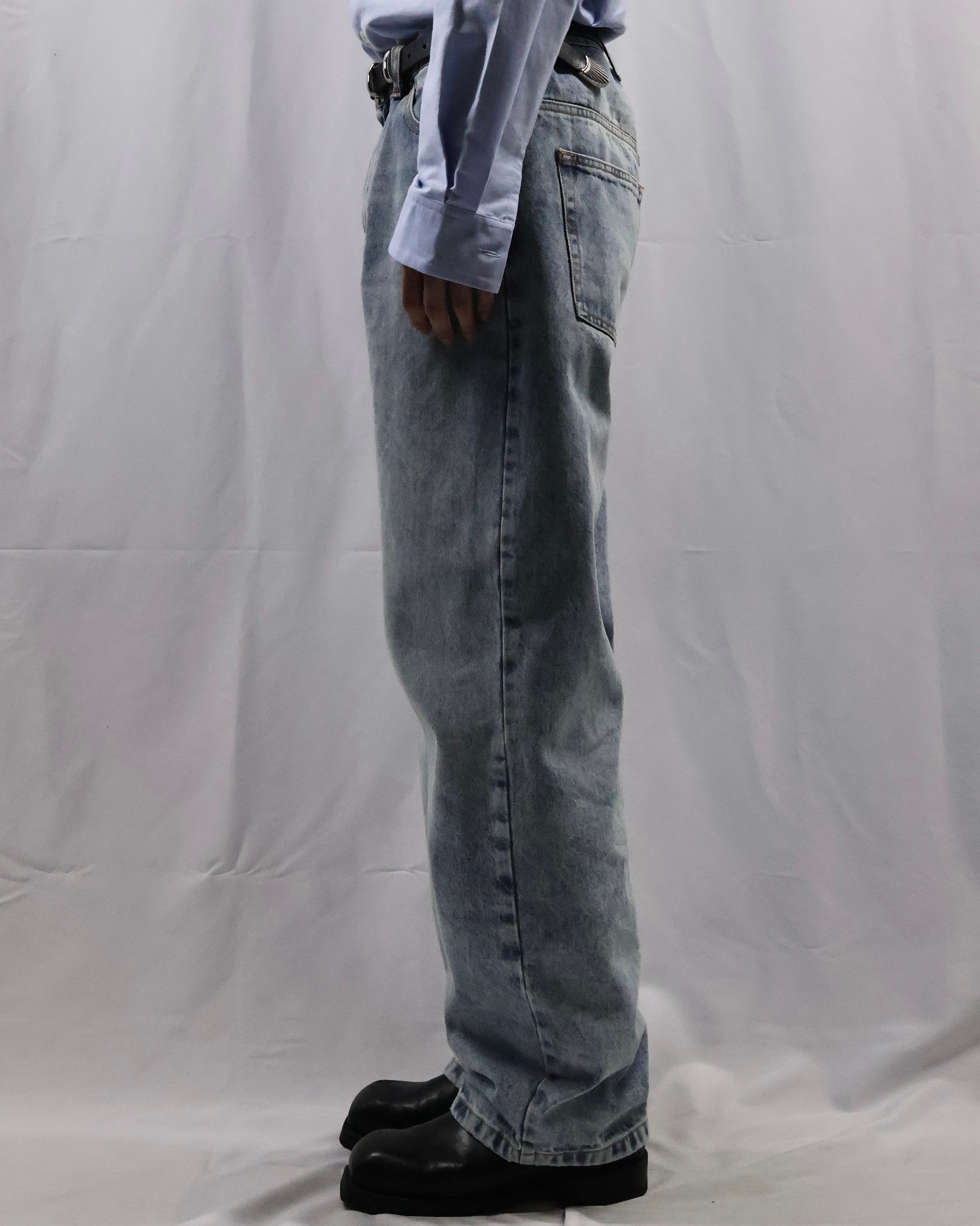 26SS/ROLD SKOV】wide cloud denim | blendmarket