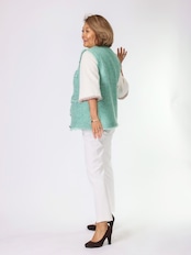 Mylanka(ツイードライクニットジレ)