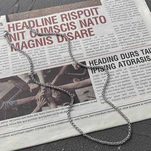 シンプルチェーンネックレス　MT0130008