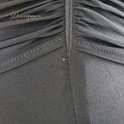 社交ダンス 衣装 チャコット Chacott ワンピース ドレス 黒 紫 ピンク フリル レース 日本製 リボン パーティドレス 上品 高級感 ブラック系 パープル系 フレアスカート ダンスパフォーマンス 女性用 フェミニン おしゃれ エレガント