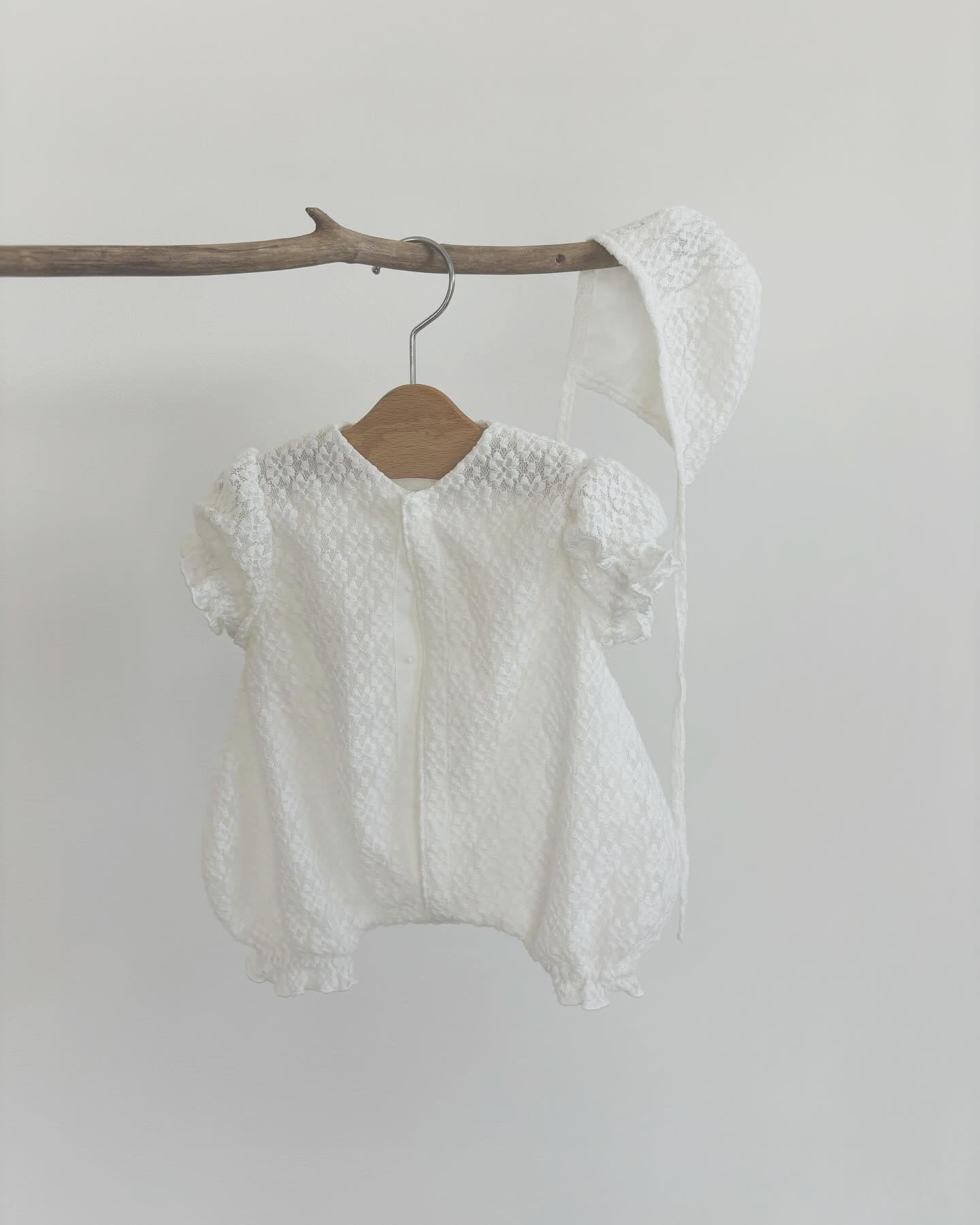 lace セレモニーロンパース short | DE ベビー袴 / フォーマル / 退院着