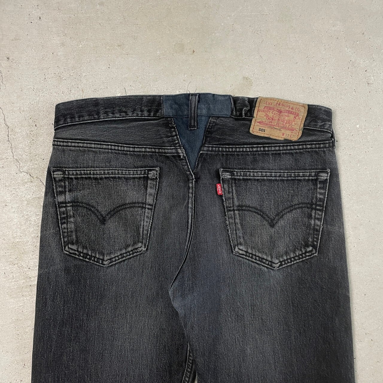 90年代 フランス製 Levi's ユーロリーバイス 501 ストレート ブラック