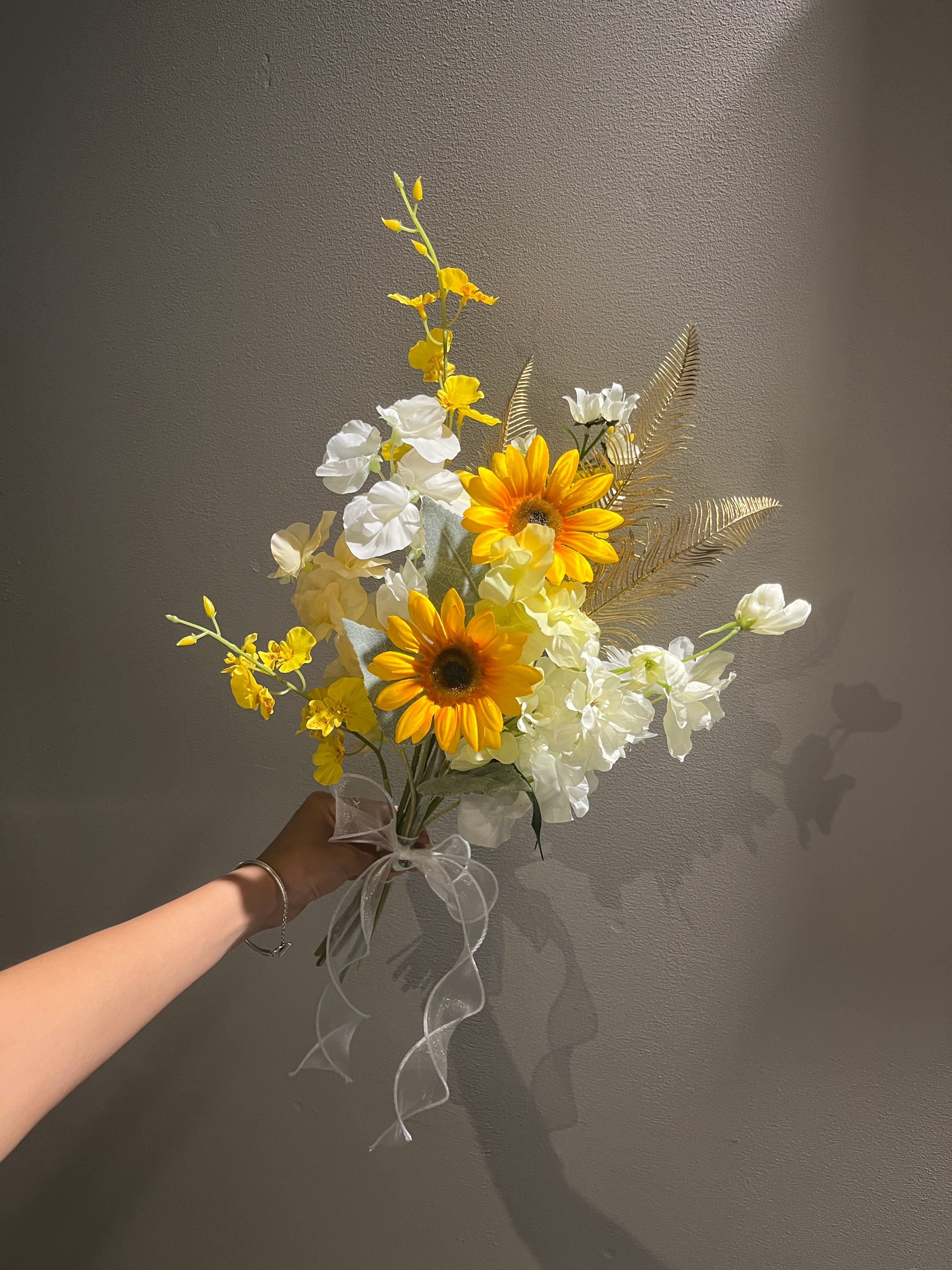 ウエディングブーケ（wedding bouquet) pink & blue | FLOWER WALL MONE