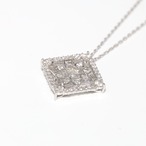 ダイヤモンド デザインネックレス K18(WG) / 1.000ct