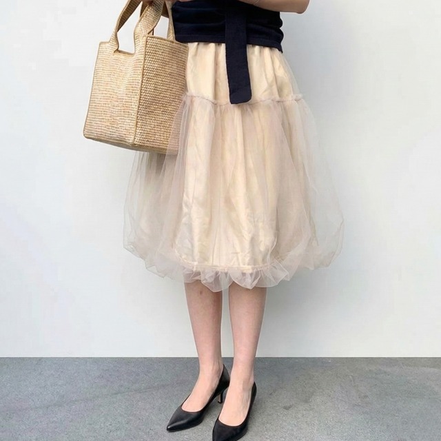 エアリーチュール・バルーンボリュームスカート　ch0414
