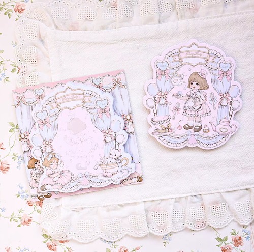 新作☆ FL828｜Fairylady【贝拉的奇幻剧场】スペシャル ダイカットメモ用紙 50枚