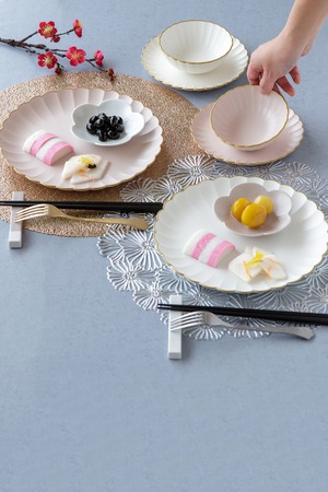 プレート [サイズ: S] [カラー: 桃]