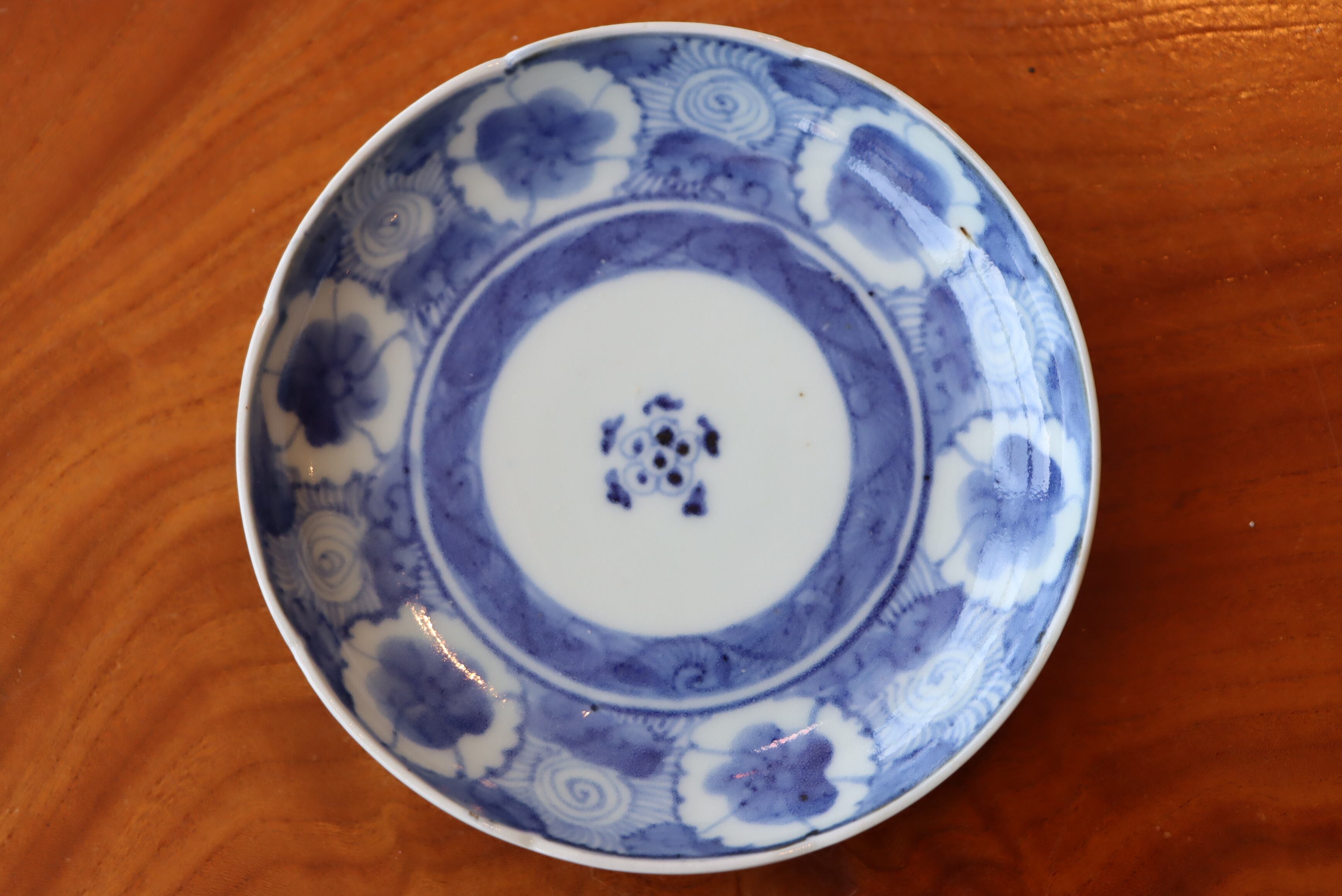 小皿 三枚組 古伊万里 染付 花文 | (有)新原美術