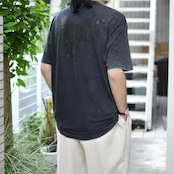 THE BEATLES black bird fade print tee