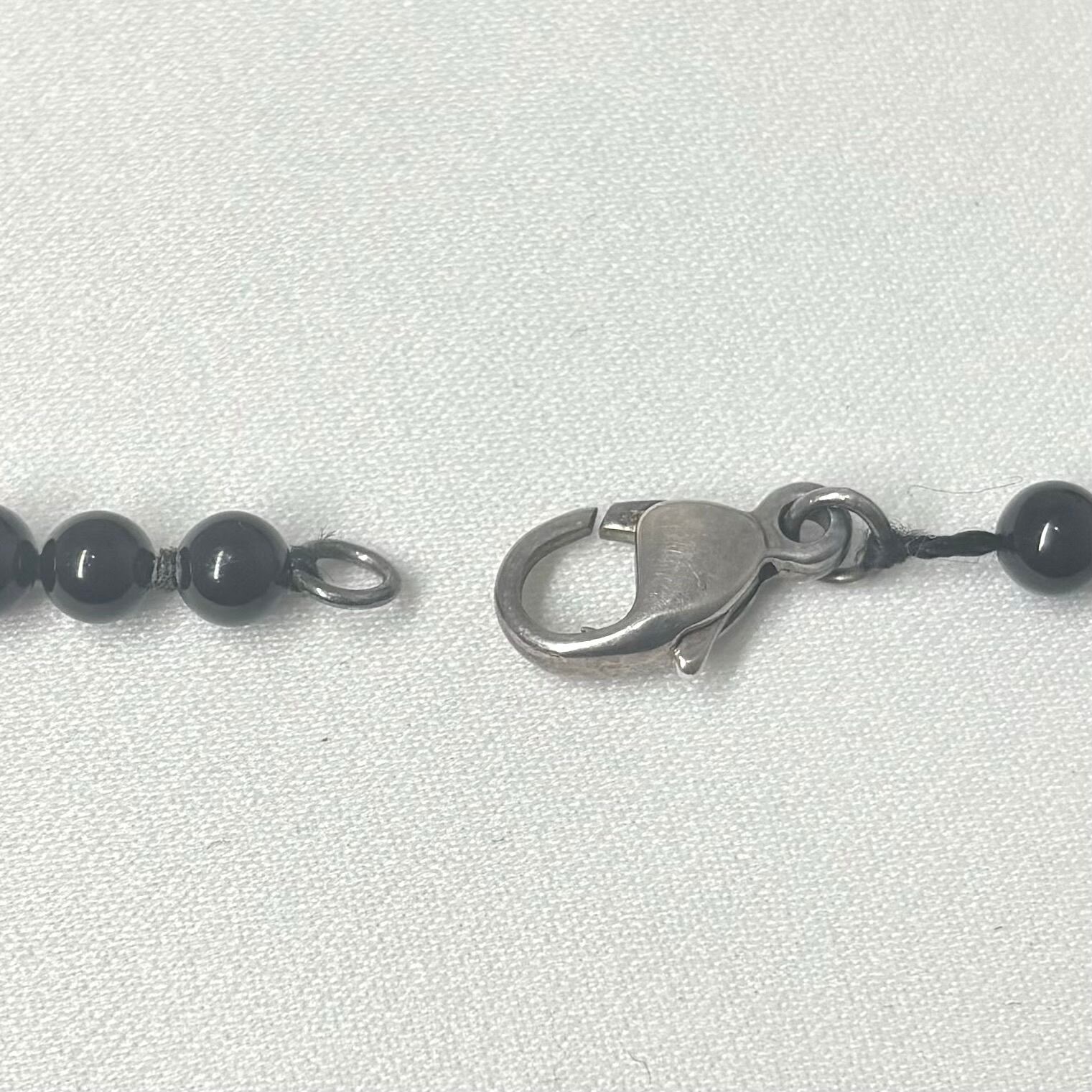 Tiffany&Co. ハートノック ネックレス シルバー925 オニキス 