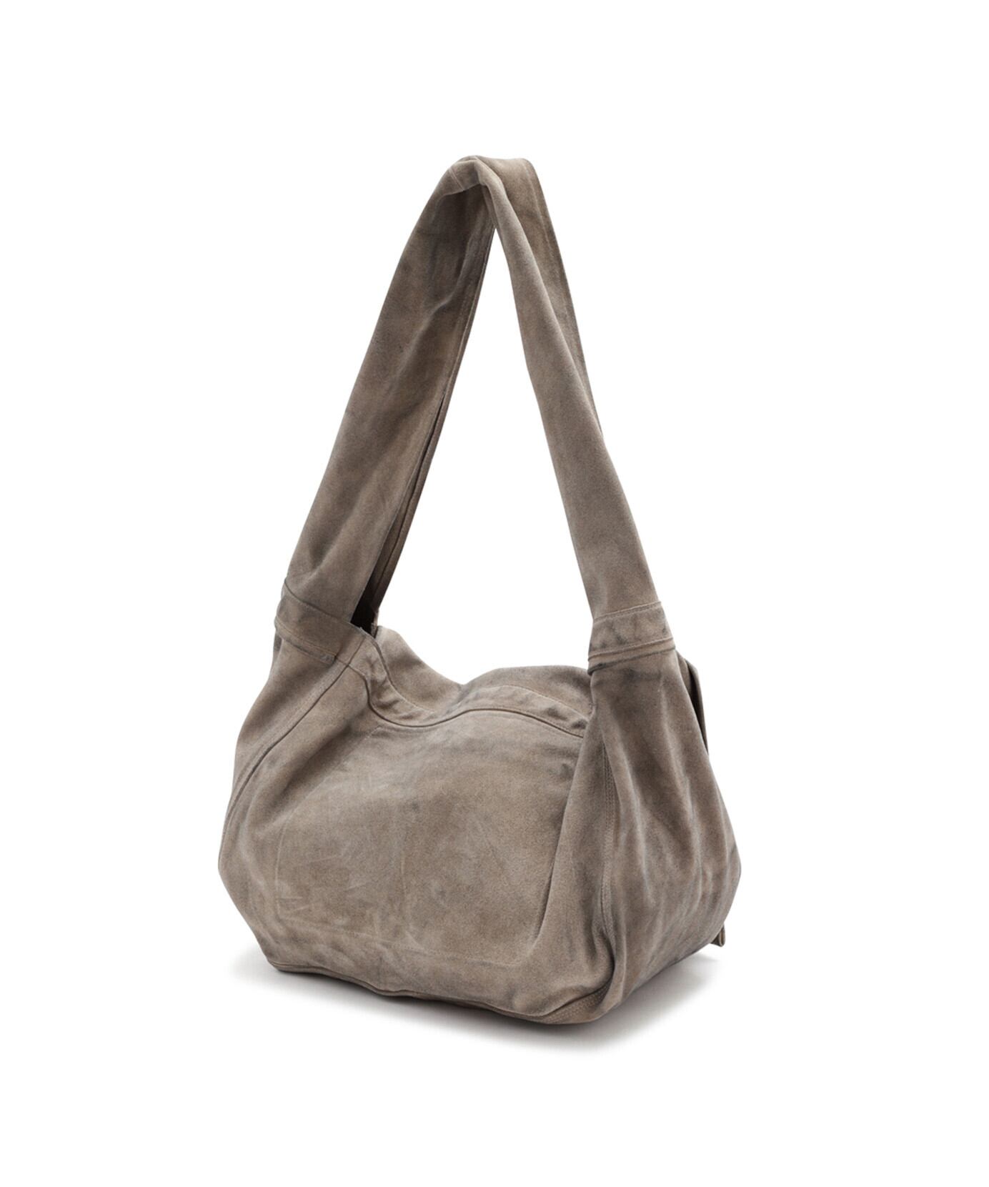 バッグ 中古品 SEVEN BY SEVEN / 800-6171152 LEATHER SHOULDER BAG (GRAY