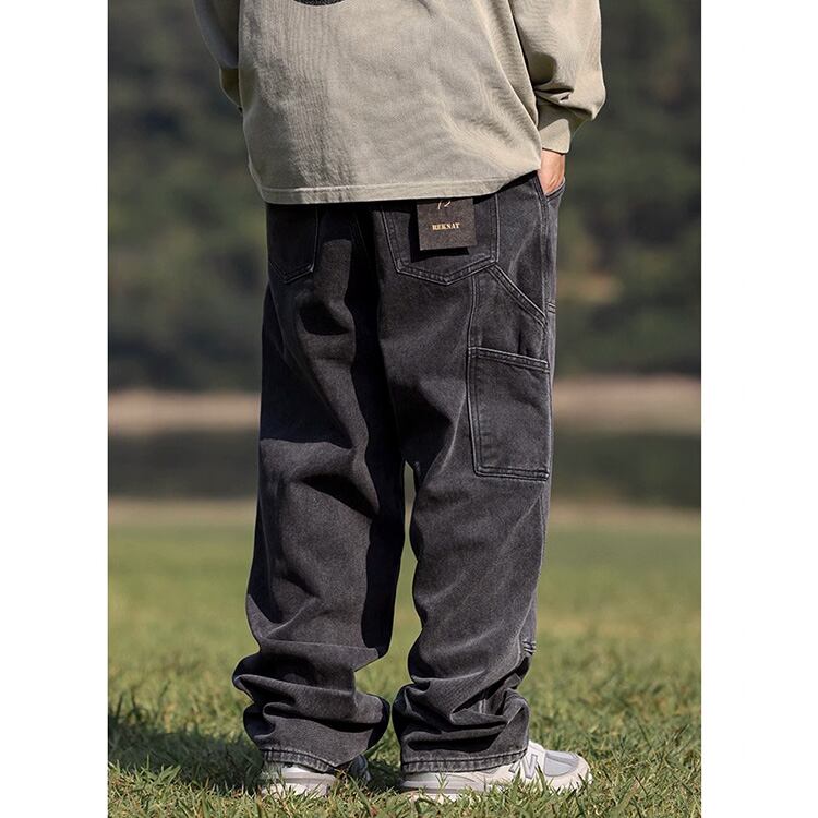 ★RETRO WASH STRAIGHT JEANS　　　A0781