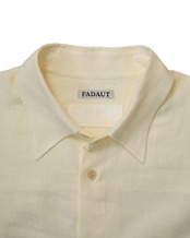 "Fire Coral" Linen shirt　（Cream）