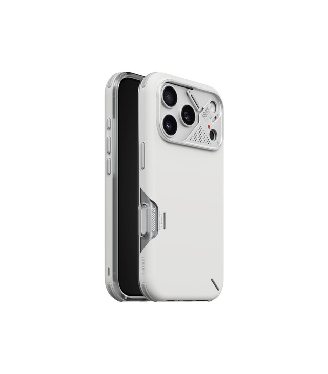 Aulumu A18 iPhone 18 Pro 耐衝撃 ケース MagSafe対応 CoolHyper放熱システム搭載 ホワイト