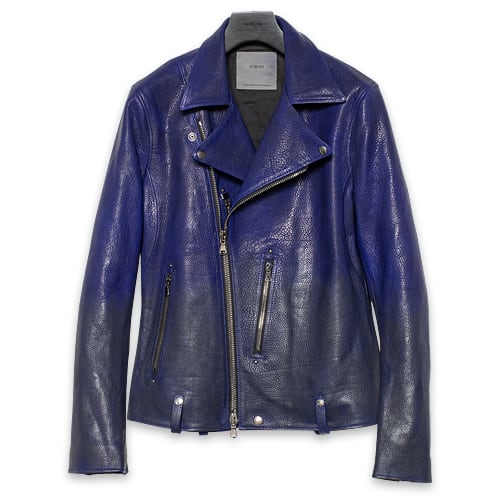 【予約商品】【STRUM ストラム RIDERS JACKET ライダースジャケット】HI-FLYER/フルベジタブルタンニン鞣し イタリアン シュリンクダブルショルダー 燃焼製品染め+ステイングラデーション加工/ダブルライダース【送料無料】【2027年3月~4月頃お届け予定】
