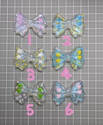 [１個]蓄光✨グリッター ペイントリボンビーズ／30mm×44mm