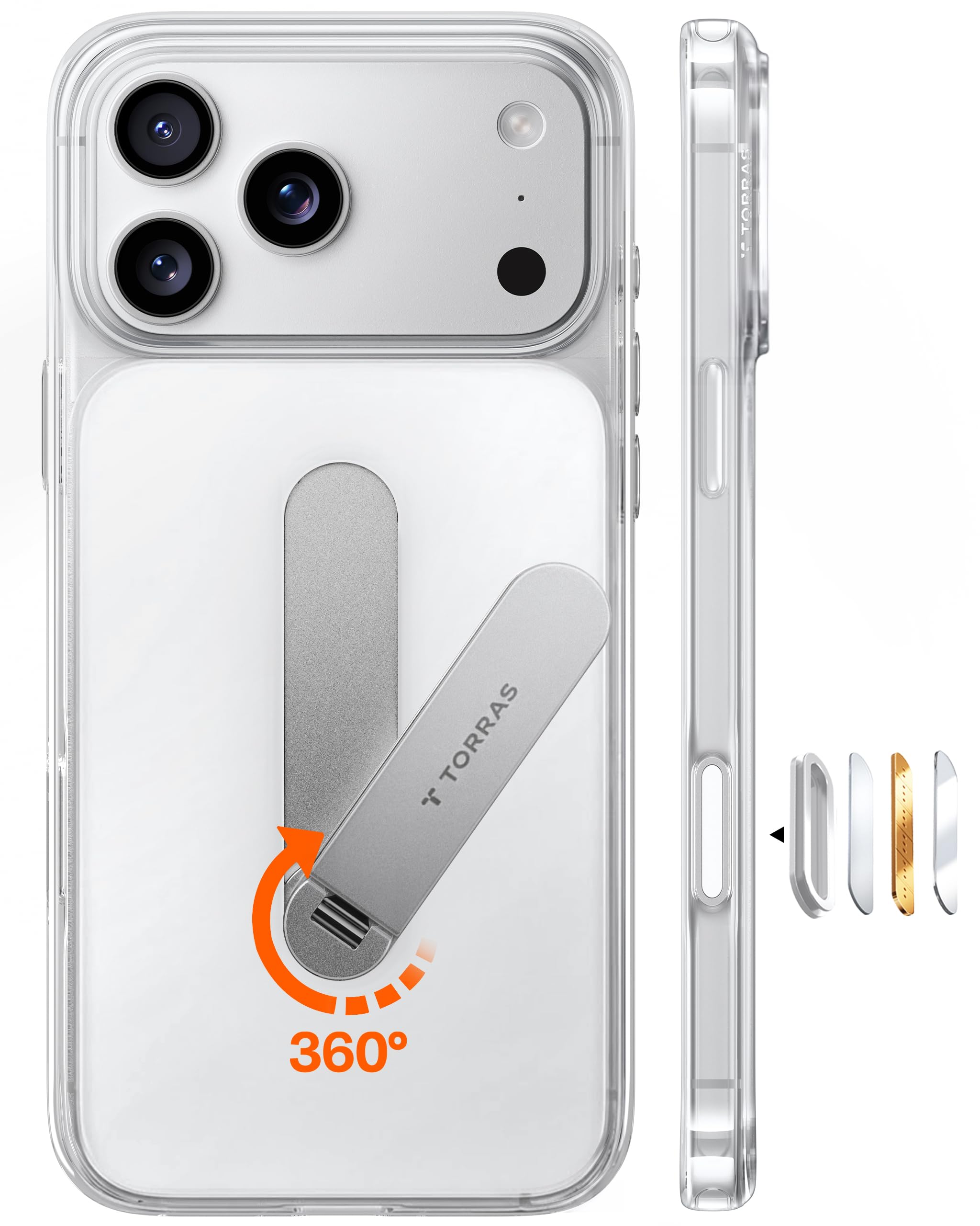 TORRAS iPhone 17 Pro 用 ケース【MagSafe対応 スタンドケース】i3 シリーズ
