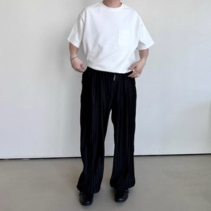 モードプリーツワイドレッグパンツ　0772