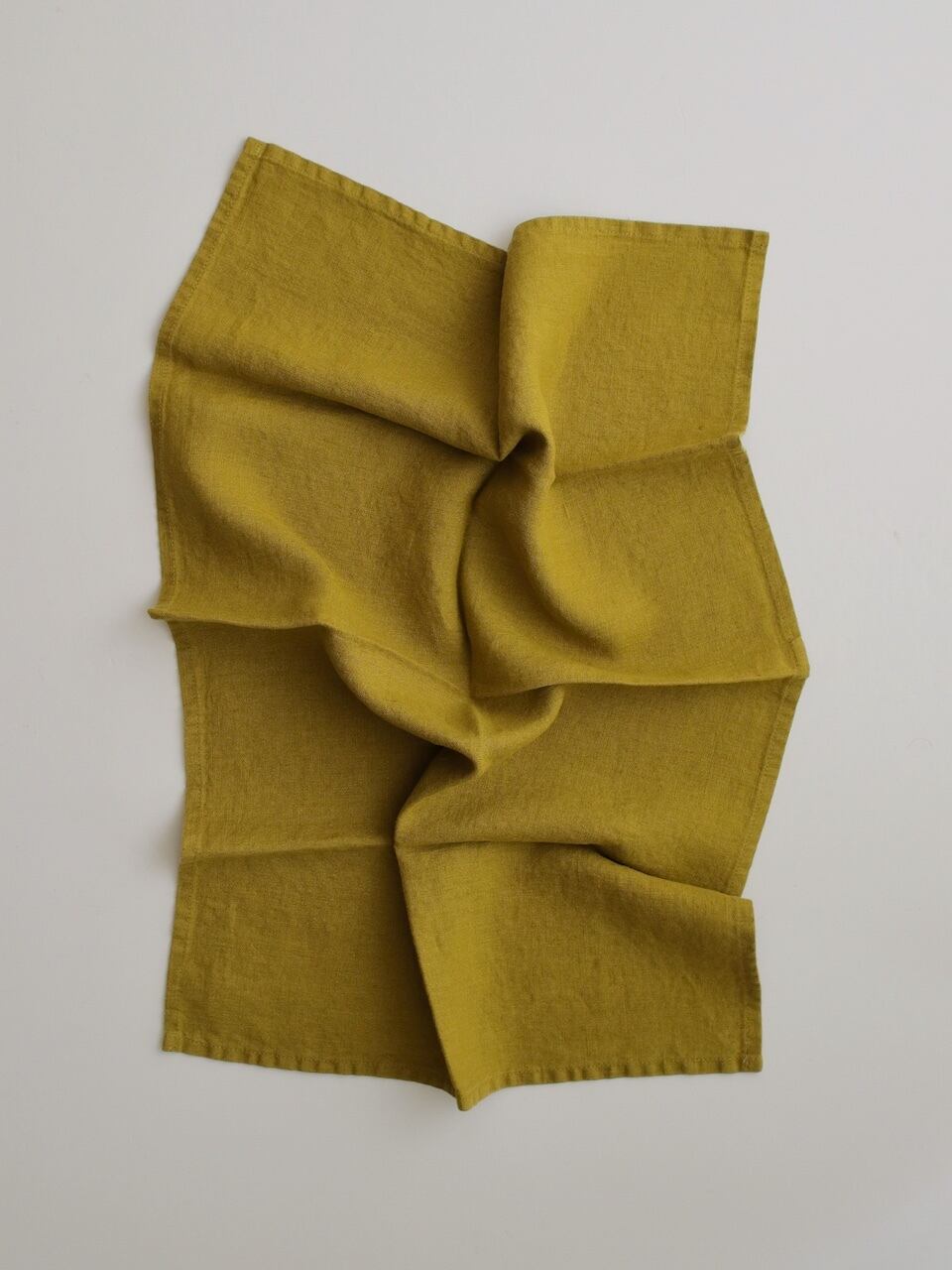 リネン キッチンタオル モスグリーン|Linen Kitchen Towel Moss Green - LINEN TALES