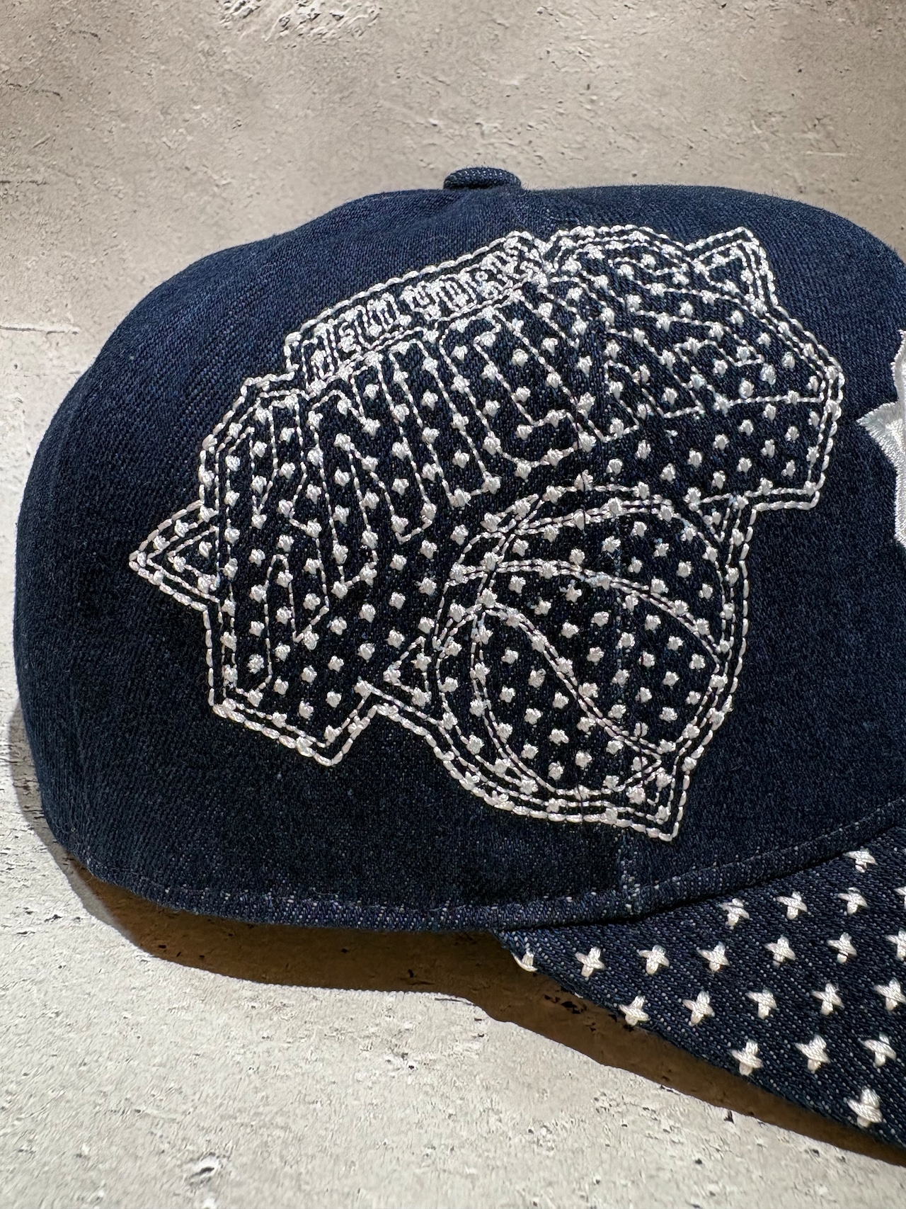 Mitchell&Ness/ミッチェルアンドネス NBA ニューヨーク・ニックス デニム キャップ