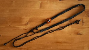 ジュート製ウクレレ用ネックストラップ/ Ukulele Neck Strap w/ Jute & Honu Motif