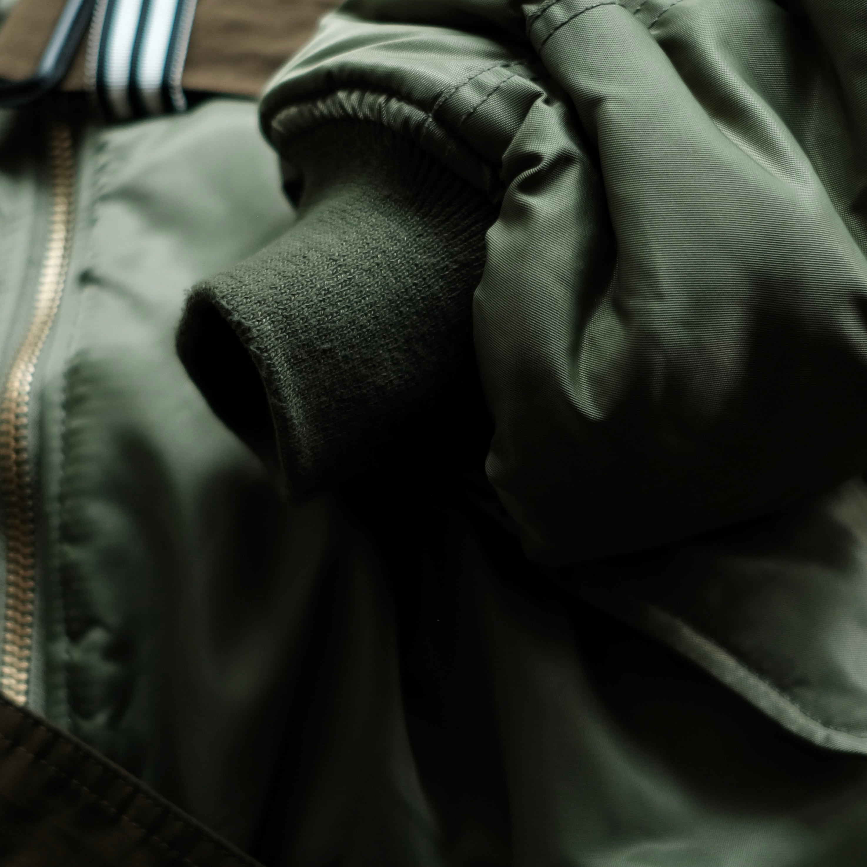 MARINA YEE UPCYCLE COLLECTION HANDMADE MA-1 BOMBER JACKET