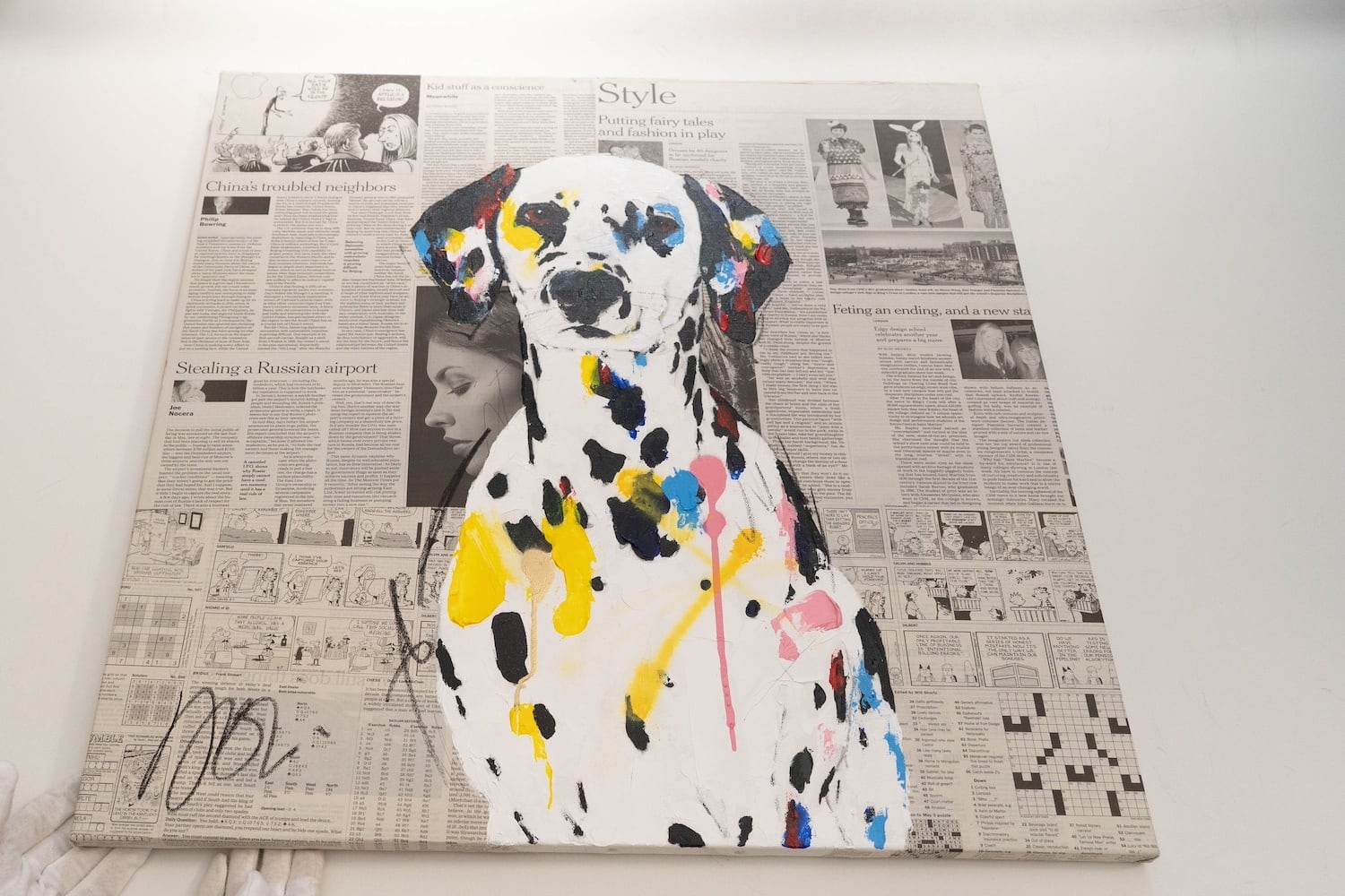 Dalmatian / ダルメシアン / 犬の現代アート作品 絵画販売 | TOMOYA