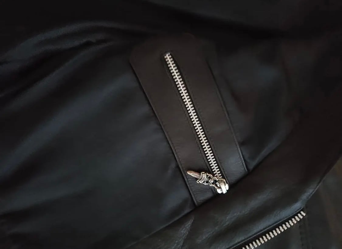 CHROME HEARTS クロムハーツ レザーベスト BASIC ZIP FRONT CHROME HEARTS クロムハーツ レザーベスト BASIC ZIP FRONT