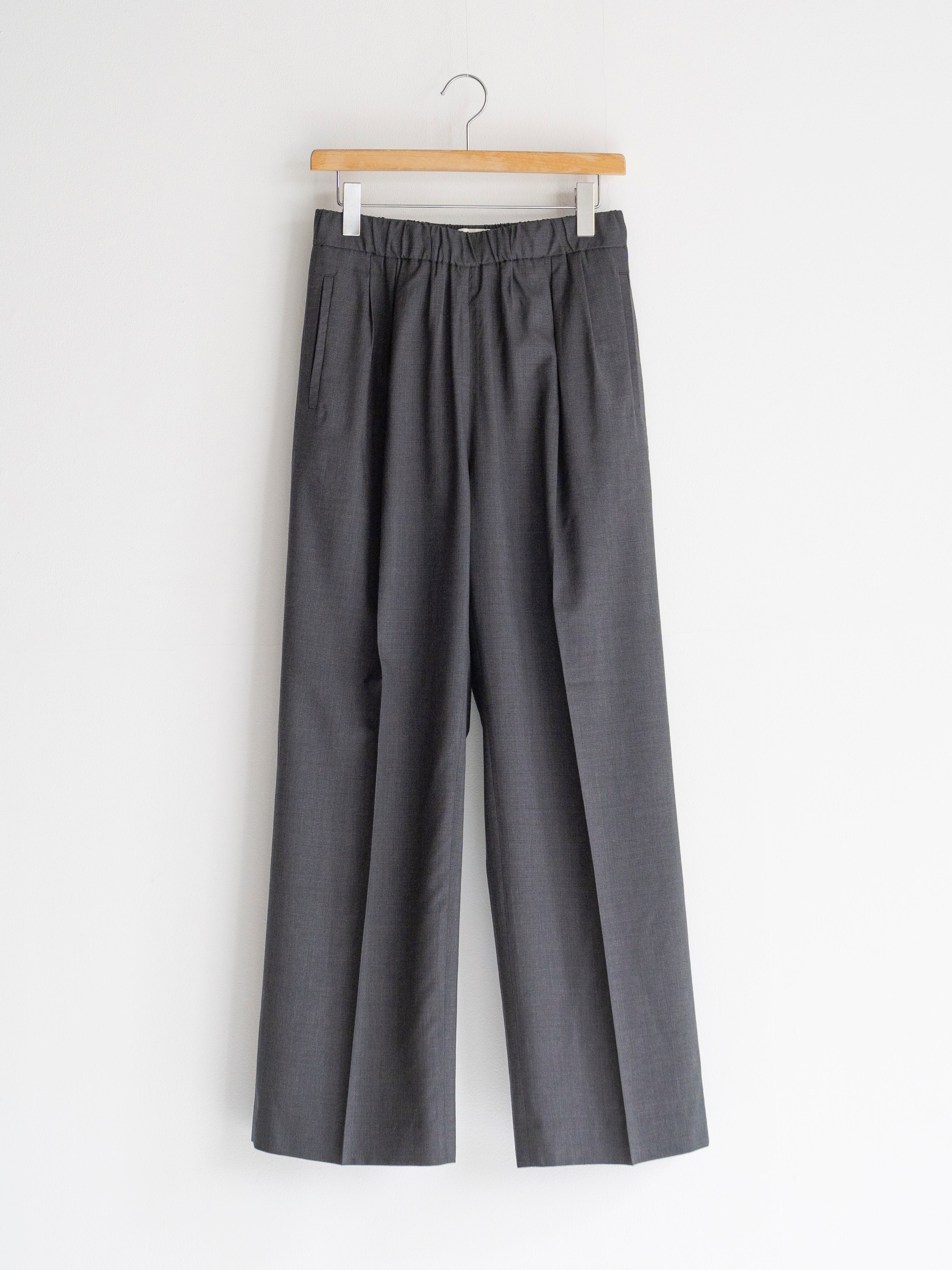 pet-tree-kor GAZE PANTS DARK GRAY CHECK PTK26SSP01B | BEST PACKING