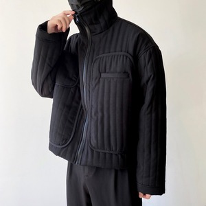 Stand Collar Cotton Padded Jacket / スタンド カラー コットン パッド ジャケット