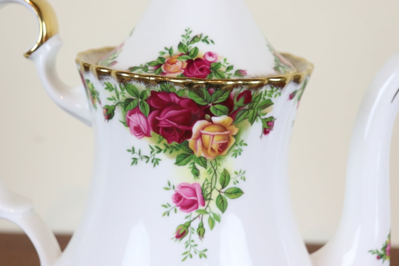 ロイヤルアルバート オールドカントリーローズ ポット 薔薇 ROYAL