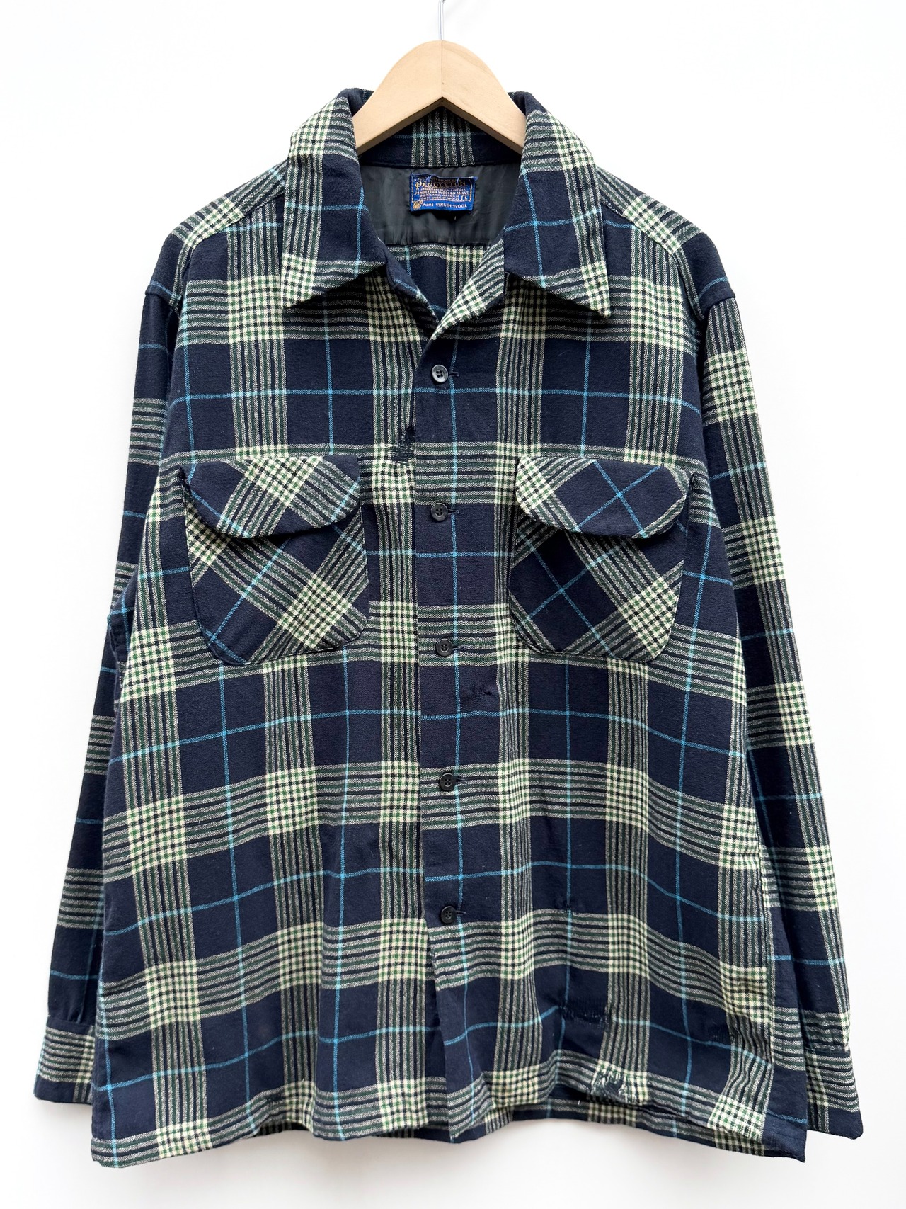 60s PENDLETON WOOL SHIRT Size L