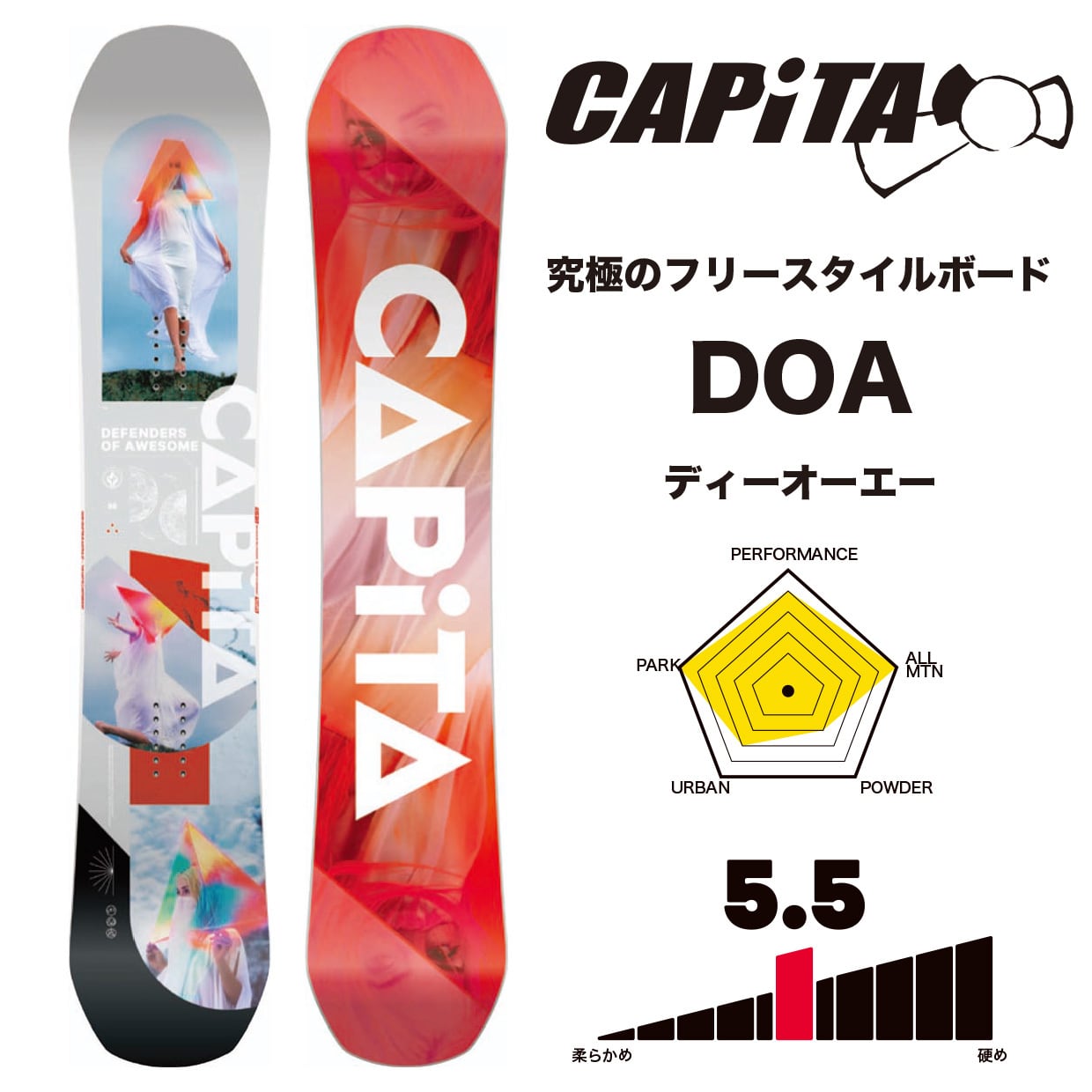 CAPITA DOA キャピタ スノーボード-