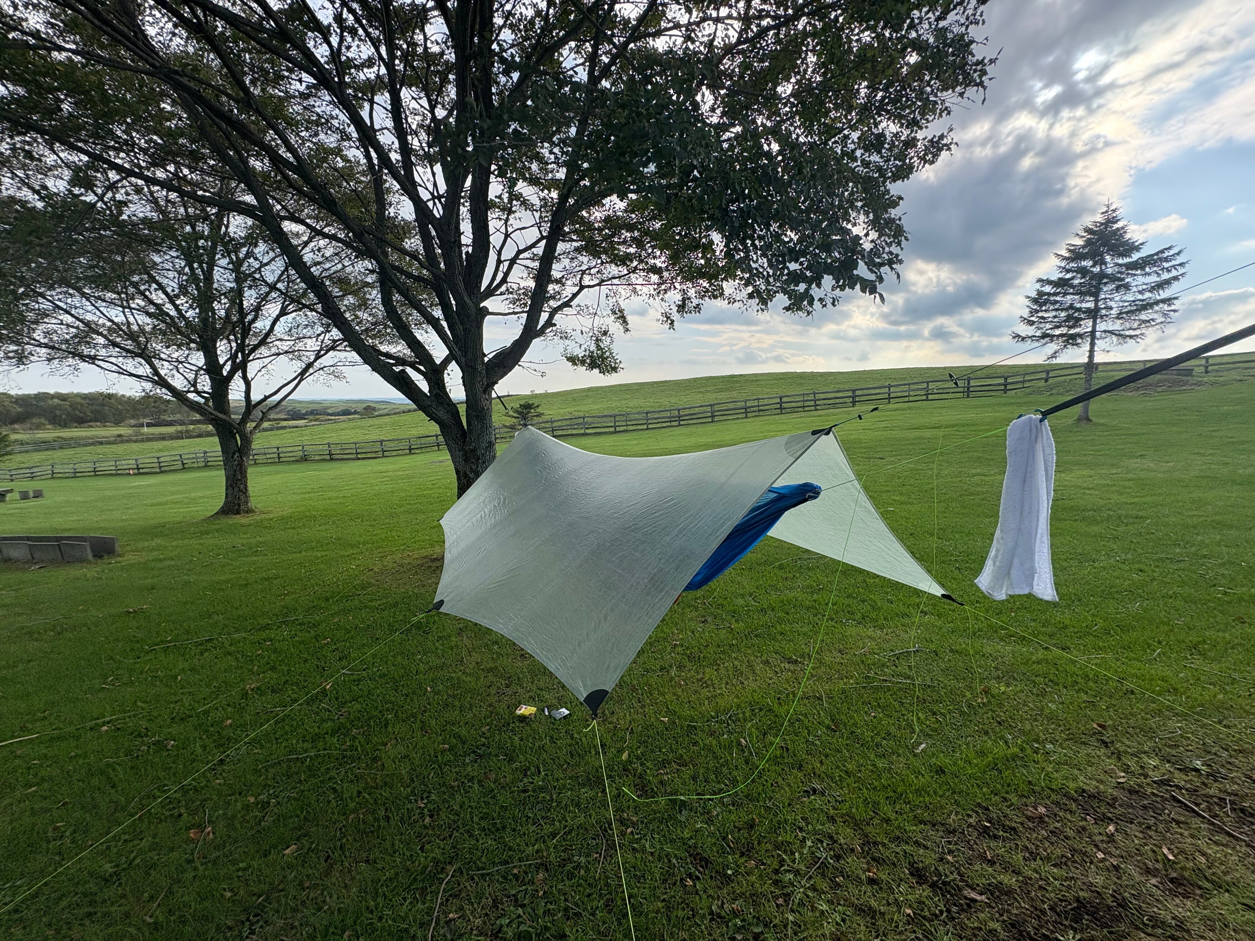 ★補修あり★Blue traverse gear MOTH／HB 受注製作〉IMPERIAL-MOTH tarp | Blue traverse gear