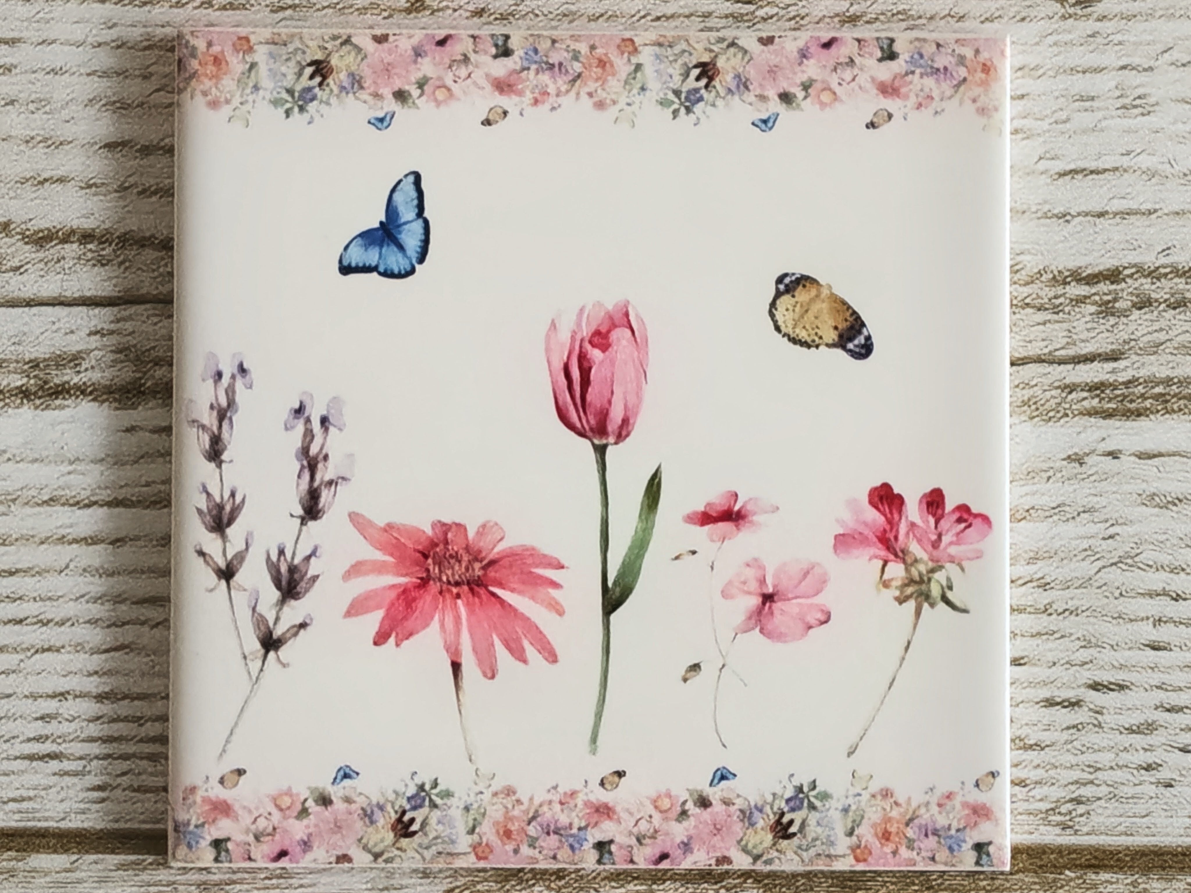 ポーセラーツ転写紙 Gardening Flowers A4タイプ