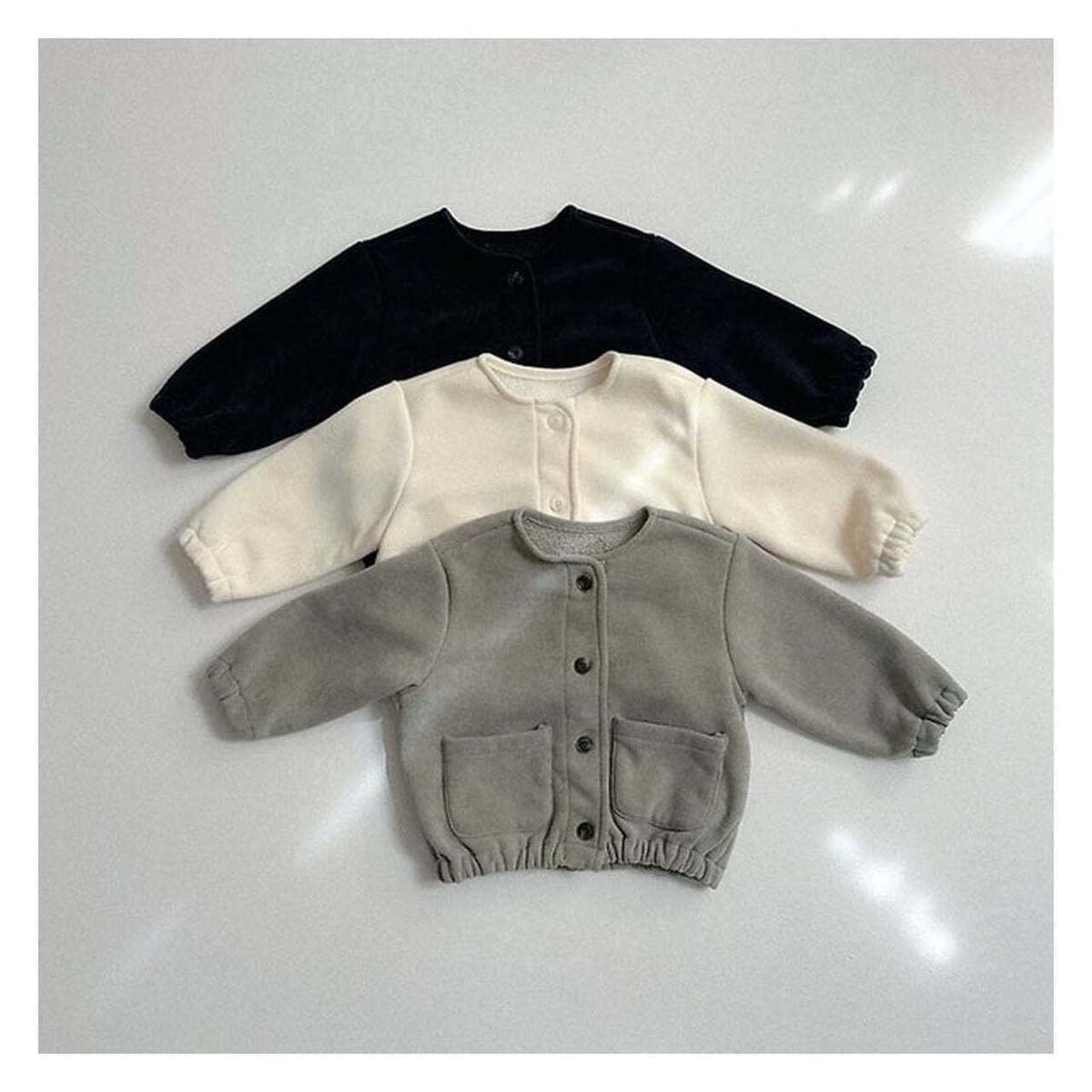 【取寄】minirobe ポイウォームカーディガン｜冬服｜韓国子供服